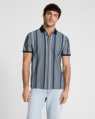 Multi Striped Perfect Pima Cotton Polo
