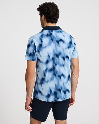 Painted Blur Pique Everyday Performance Polo