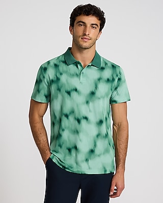 Painted Blur Pique Everyday Performance Polo