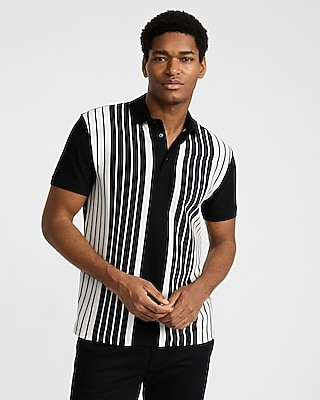 トップス [SCYE] Striped Cotton Pique Polo Shirt SCYE] Striped Cotton Pique Polo Shirt