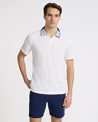 Color Blocked Collar Pique Everyday Performance Polo