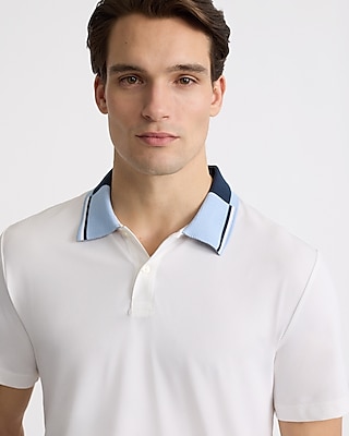 Color Blocked Collar Pique Everyday Performance Polo