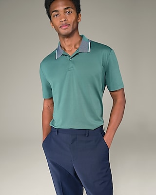 【WAAC】 Men Color Block Pique Rib SS Polo /追跡付 Men Color Block Pique Rib SS Polo_WAAC - 코오롱몰