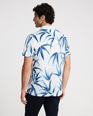 Palm Printed Pique Everyday Performance Polo