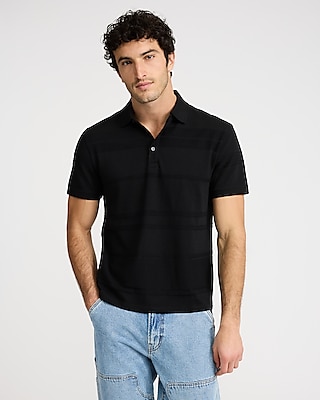 ★COOR★ Open Collar Cotton Polo Shirt (Black) Men's Fashion Casual Polo Shirts Cotton Men's Outdoor Sports