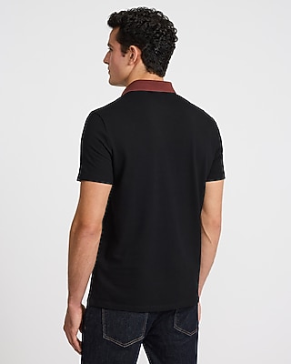 Contrast Tipped Perfect Pima Cotton Pique Polo