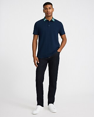 Contrast Tipped Perfect Pima Cotton Pique Polo