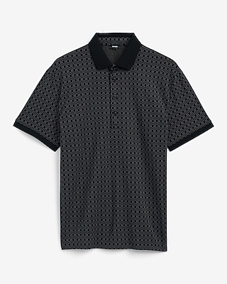 Geo Jacquard Polo