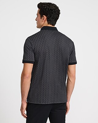 Geo Jacquard Polo