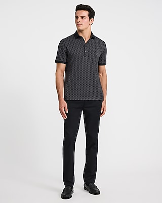Geo Jacquard Polo