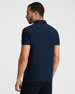 Abstract Striped Perfect Pima Cotton Pique Polo - image 2