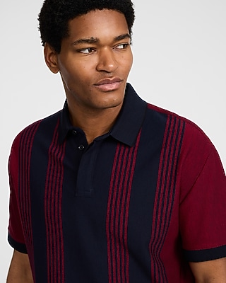 Mixed Striped Perfect Pima Cotton Pique Polo