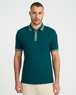 clearance dress shirts Modena Men's Slim Fit Short Sleeve Cotton Blend Solid Shirt - care finish that resists wrinkles and simplifies maintenance Sale Dress Shirts - SALE