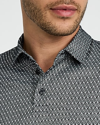 Geo Print Classic Fit Polo