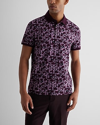 purple black polo