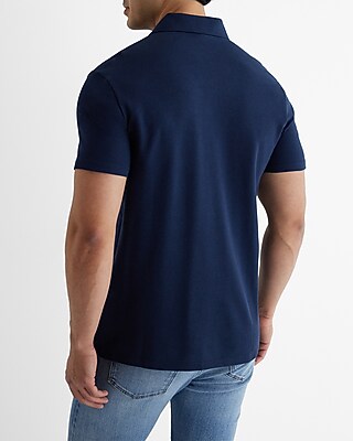 Embroidered Floral Graphic Luxe Pique Polo
