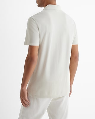 Embroidered Floral Graphic Luxe Pique Polo