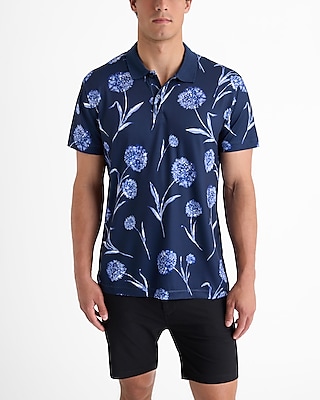 Printed Pique Everyday Performance Polo