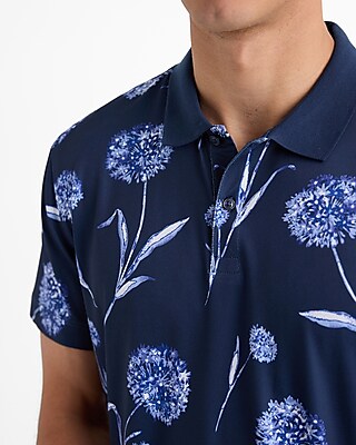 Printed Pique Everyday Performance Polo