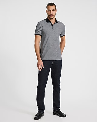 Mini Geo Perfect Pima Cotton Pique Polo