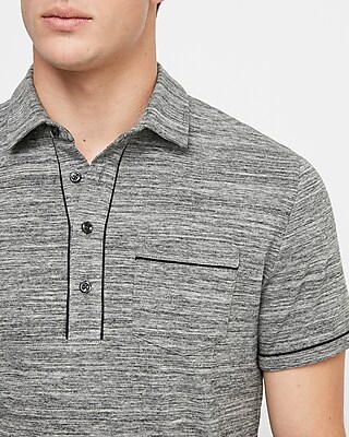 Piped Moisture-Wicking Performance Polo