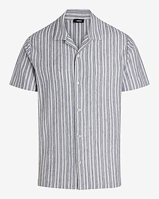 Striped Cotton-Blend Jersey Polo