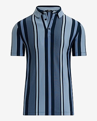 Striped Pique Everyday Performance Polo