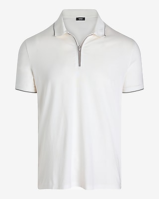 Tipped Perfect Pima Cotton Zip Polo