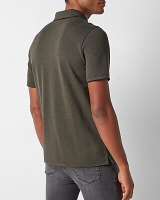 Solid Small Lion Luxe Pique Polo