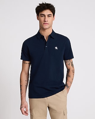 Embroidered Logo Cotton Jersey Short Sleeve Polo