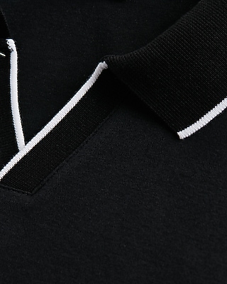 Tipped Johnny Collar Polo