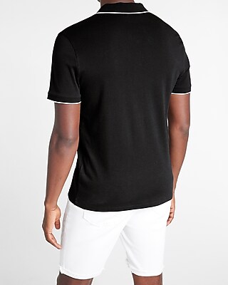 Tipped Johnny Collar Polo