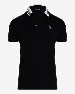 Tipped X-Logo Luxe Pique Polo