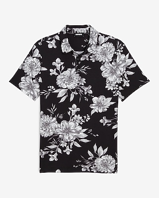 Floral Jersey Polo