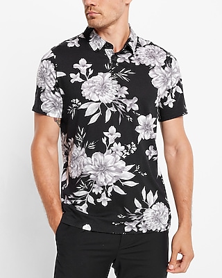 Floral Jersey Polo