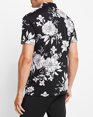 Floral Jersey Polo