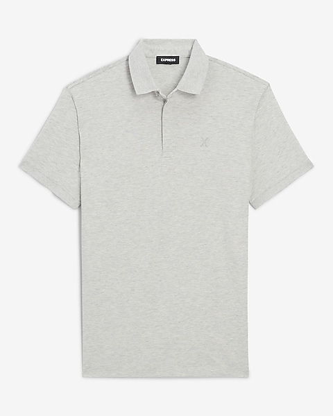 Solid Embroidered Logo Moisture-wicking Luxe Pique Polo Solid Embroidered Logo Moisture-wicking Luxe Pique Polo