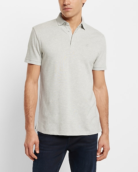 Solid Embroidered Logo Moisture-wicking Luxe Pique Polo Solid Embroidered Logo Moisture-wicking Luxe Pique Polo