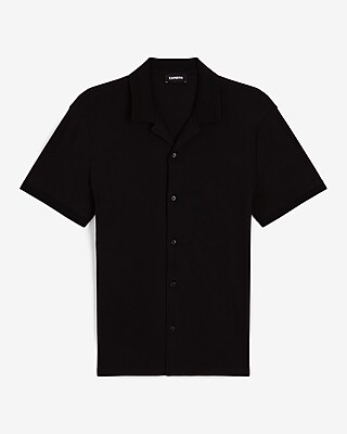 Solid Luxe Pique Button Down Polo