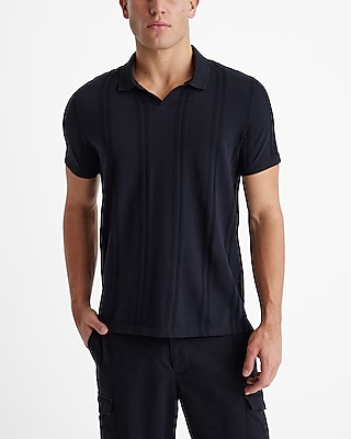 ★TILLIDIE★ Striped collar tshirt TISU04TS01_Pink Striped Collar Perfect Pima Cotton T-shirt | Express