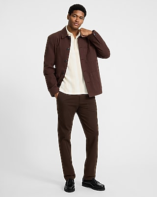 Textured Stripe Cotton-Blend Polo