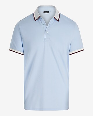Tipped Luxe Pique Polo