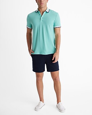 Tipped Luxe Pique Polo
