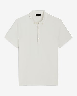 Striped Jacquard Cotton-Blend Polo
