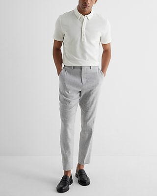 Striped Jacquard Cotton-Blend Polo