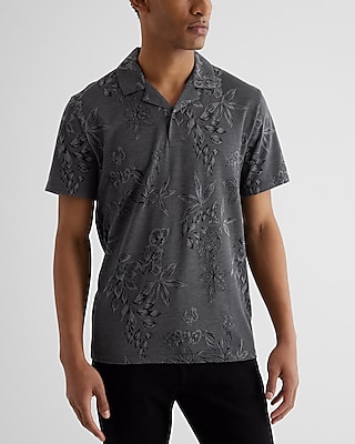 Relaxed Floral Luxe Pique Polo