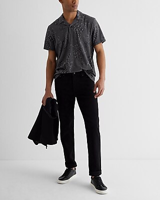 Relaxed Floral Luxe Pique Polo