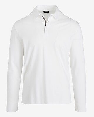 Cotton Long Sleeve Polo