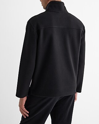 Quarter Zip Drawstring Sweatshirt