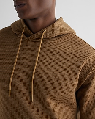 Relaxed Mini Geo Textured Hoodie